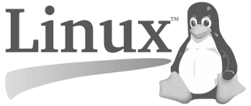 Linux Project black and white logo